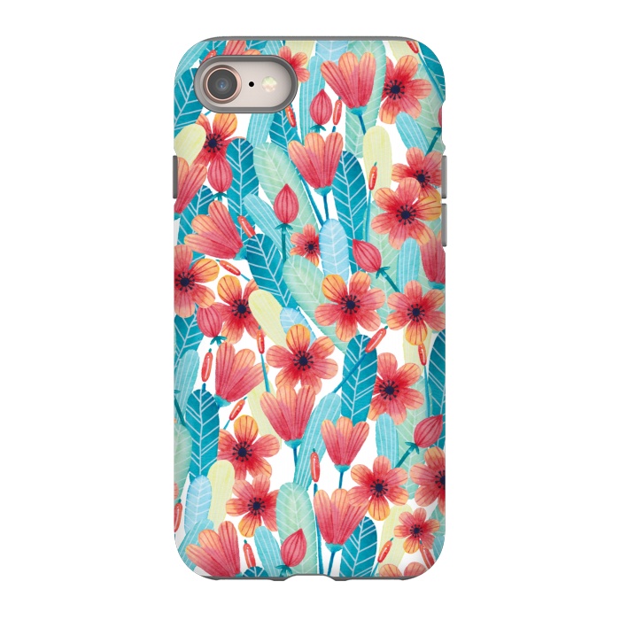 iPhone 8 StrongFit Delightful Daisies by gingerlique