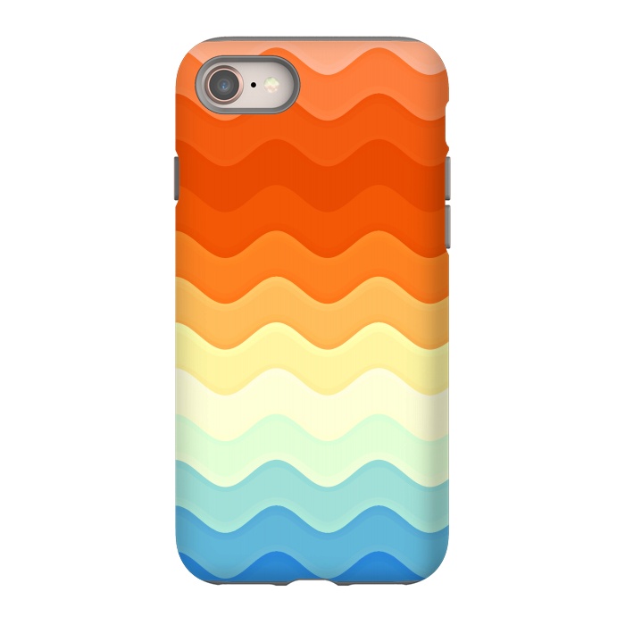 iPhone 8 StrongFit Color Waves by Creativeaxle
