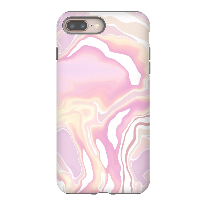 iPhone 8 plus StrongFit Pink marble art by Jms