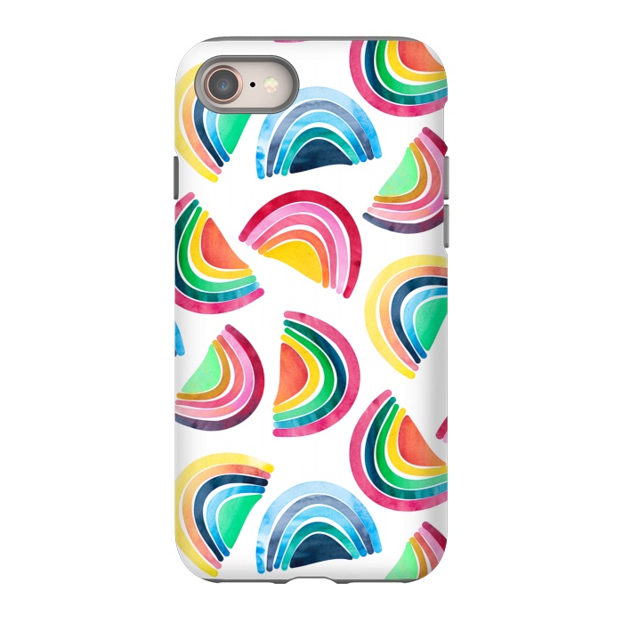 iPhone 8 StrongFit Rainbows by gingerlique