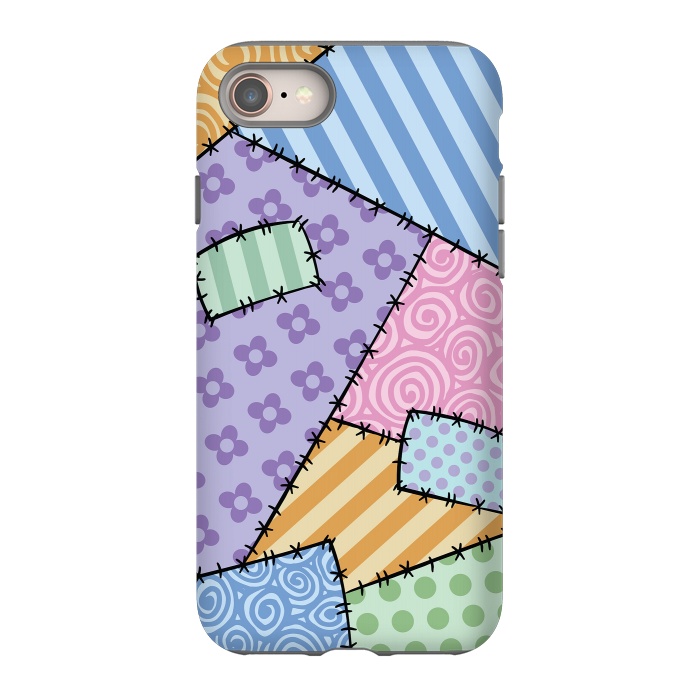 iPhone 8 StrongFit Patchwork by Laura Nagel
