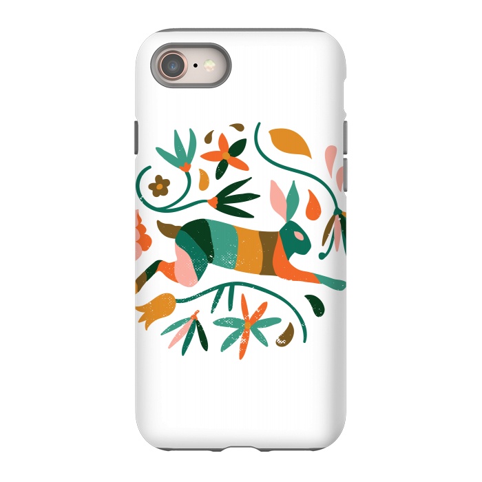 iPhone 8 StrongFit Rustic Jungle by Uma Prabhakar Gokhale