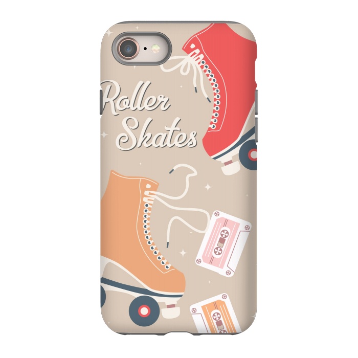 iPhone 8 StrongFit Roller skates 05 by Jelena Obradovic