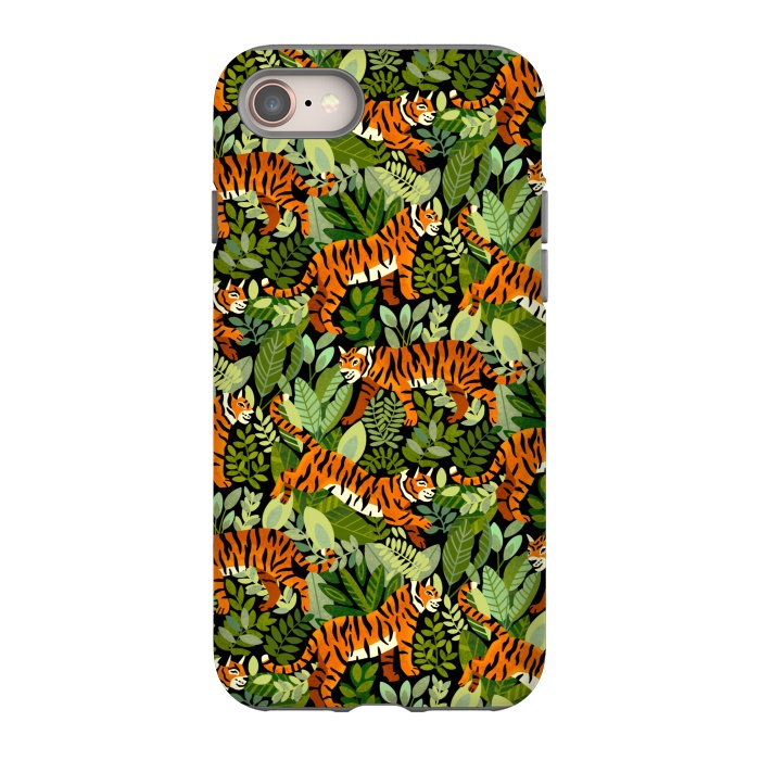 iPhone 8 StrongFit Bangel Tiger Jungle  by Tigatiga