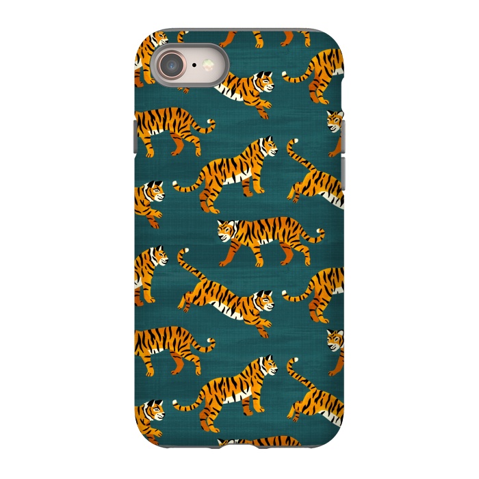 iPhone 8 StrongFit Bangel Tigers - Navy  by Tigatiga