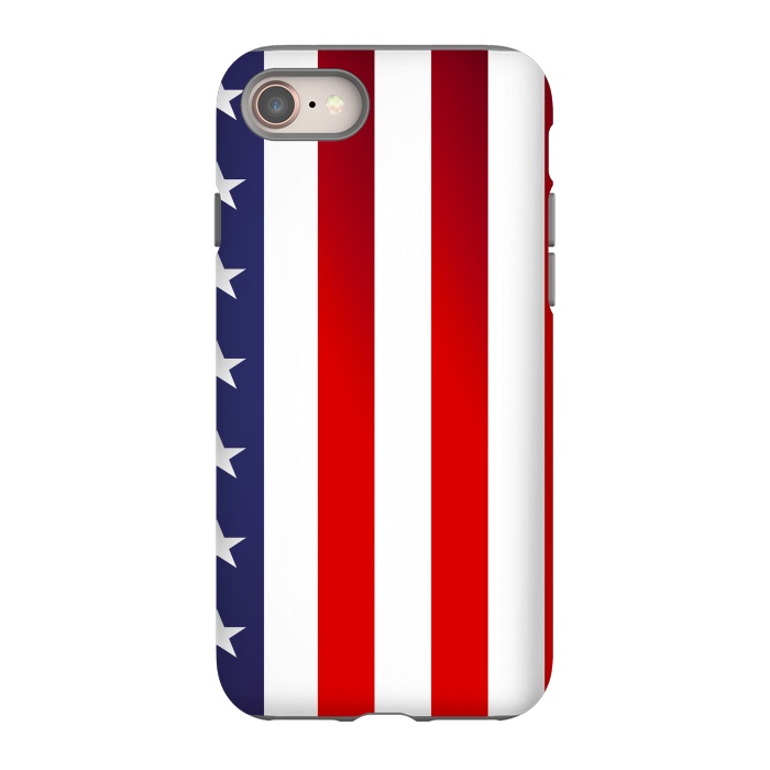 iPhone 8 StrongFit usa flag by haroulita