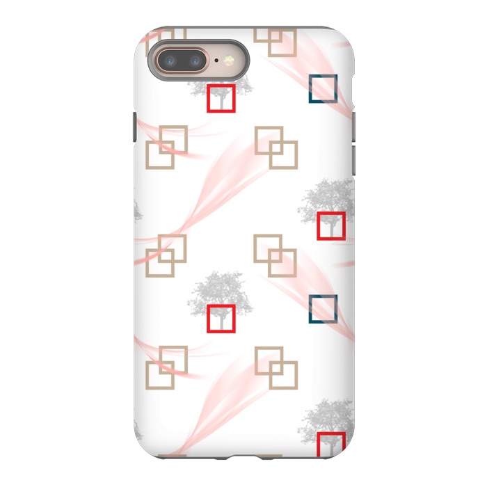 iPhone 8 plus StrongFit Check Box Pattern by Creativeaxle
