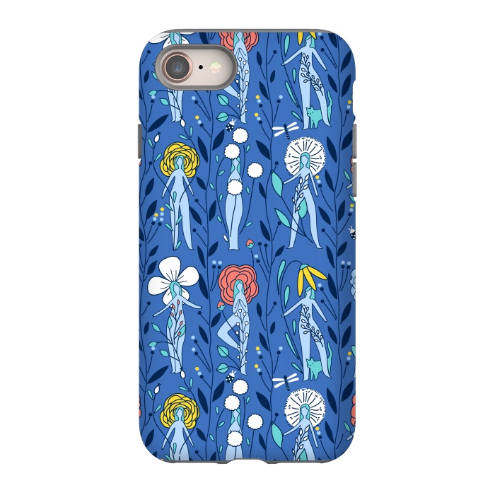 iPhone 8 StrongFit Springtime floral women design by Anna Alekseeva