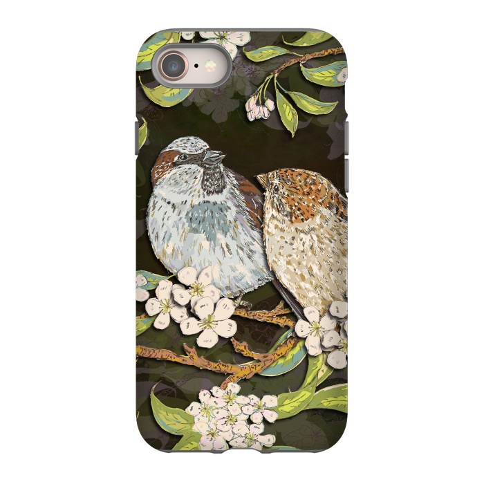 iPhone 8 StrongFit Sweet Sparrows by Lotti Brown