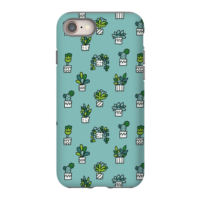 iPhone 8 StrongFit Cute house plants by Anna Alekseeva
