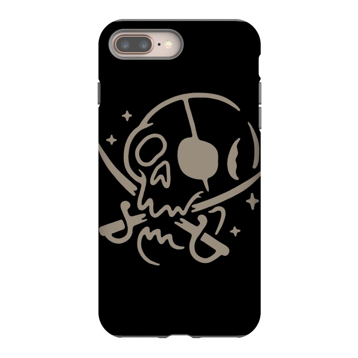 iPhone 8 plus StrongFit Skull and Swords by Afif Quilimo