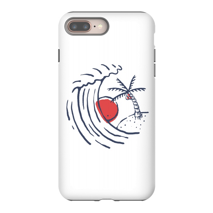iPhone 8 plus StrongFit Great Wave 1 by Afif Quilimo