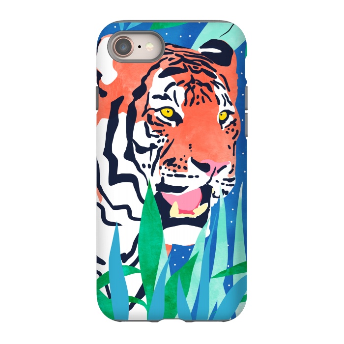 iPhone 8 StrongFit Tiger Forest by Uma Prabhakar Gokhale