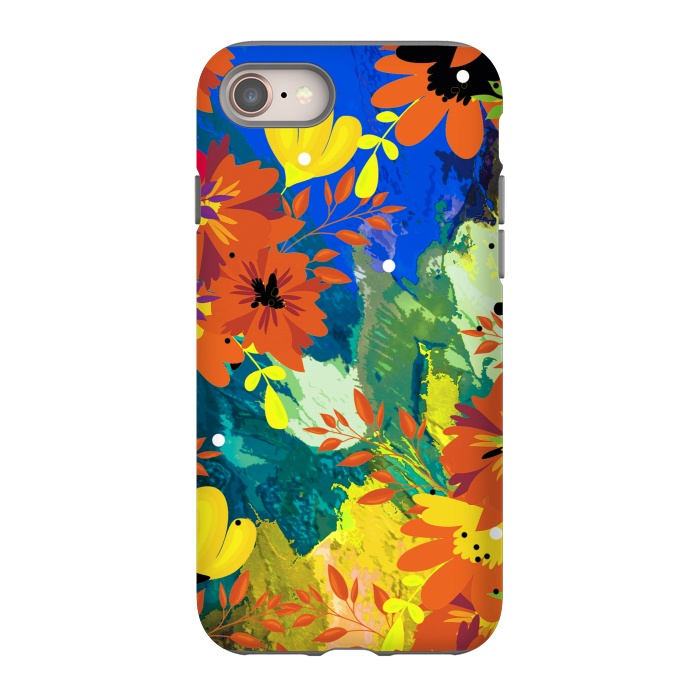 iPhone 8 StrongFit Yellow foresf flowers by Josie