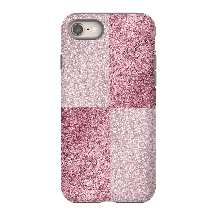 iPhone 8 StrongFit Pink Glitter by Martina