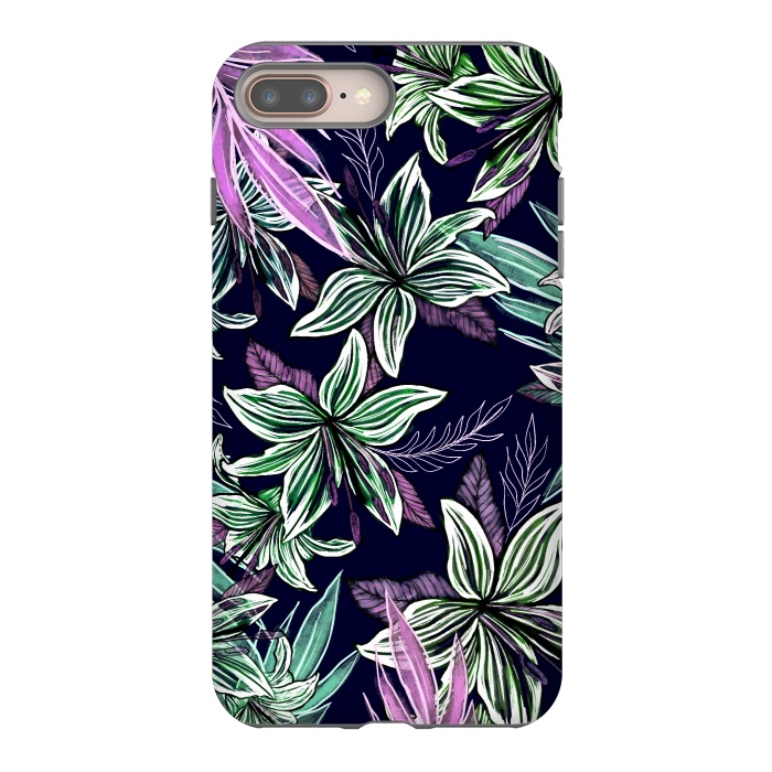 iPhone 8 plus StrongFit Floral Lilly  by Rose Halsey