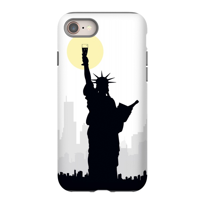 iPhone SE StrongFit Drunk Liberty by Sebastian Parra