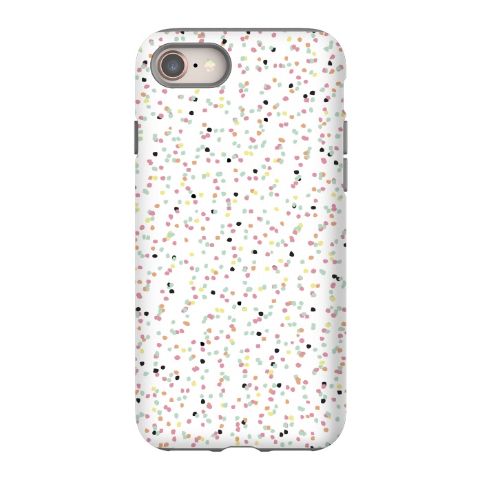 iPhone SE StrongFit Speckled Rain by Alice Perry Designs