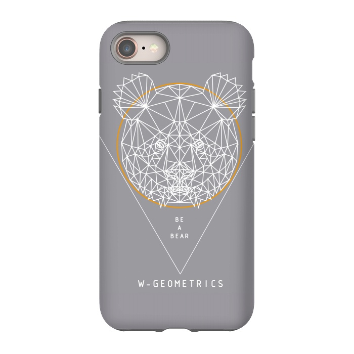 iPhone SE StrongFit Bear by W-Geometrics