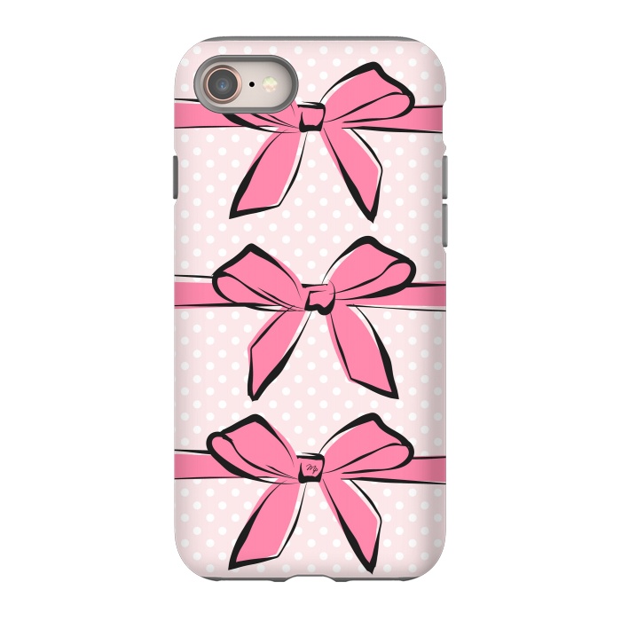 iPhone SE StrongFit Pink Bows by Martina