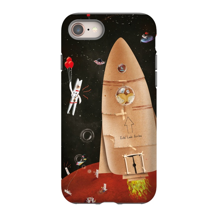 iPhone SE StrongFit Where do The Martians Come From by Alejandro Orjuela