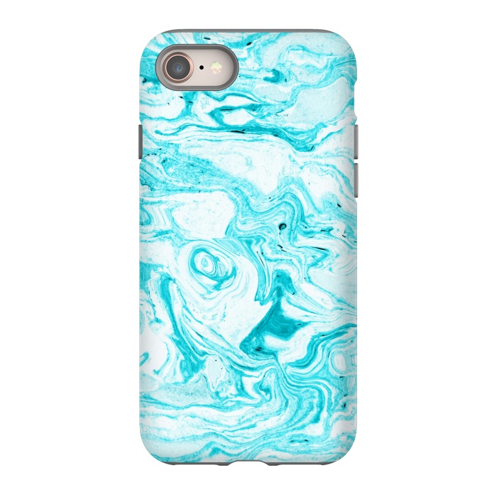 iPhone SE StrongFit Ocean Blue Marble by Uma Prabhakar Gokhale