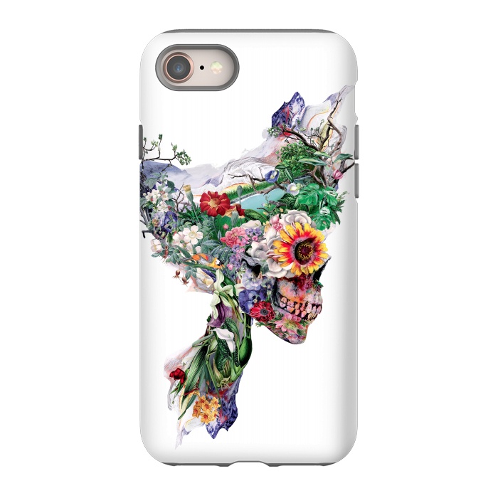iPhone SE StrongFit Nature Skull II by Riza Peker