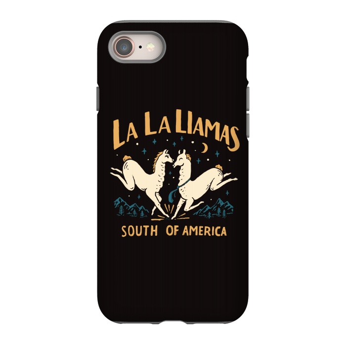 iPhone SE StrongFit La La Llamas by Tatak Waskitho
