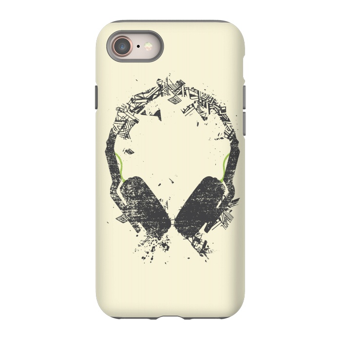 iPhone SE StrongFit Art Headphones by Sitchko