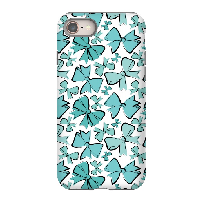 iPhone SE StrongFit Blue Bows by Martina