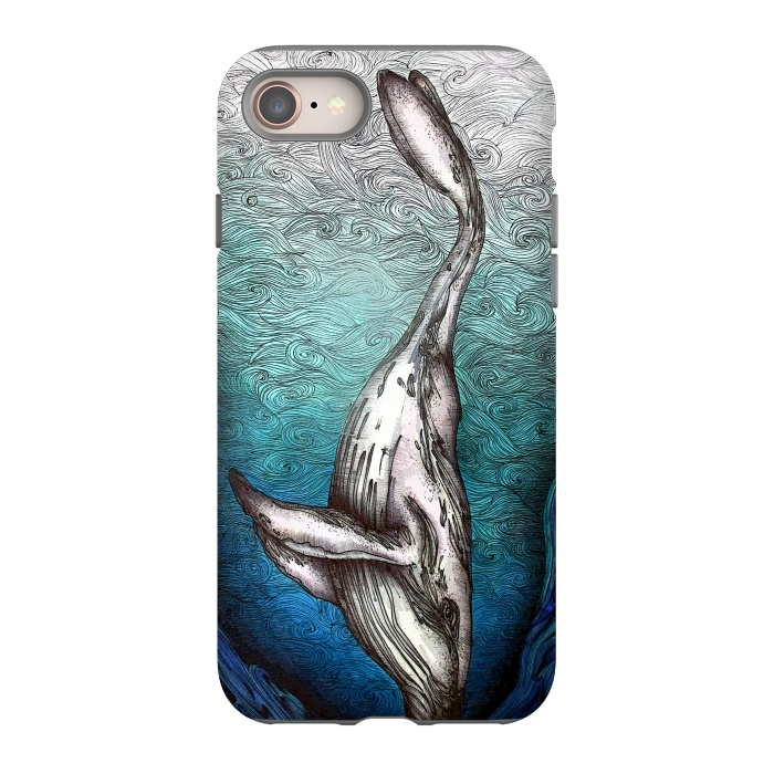 iPhone SE StrongFit Into the Darkest Depths | The Whale by ECMazur 