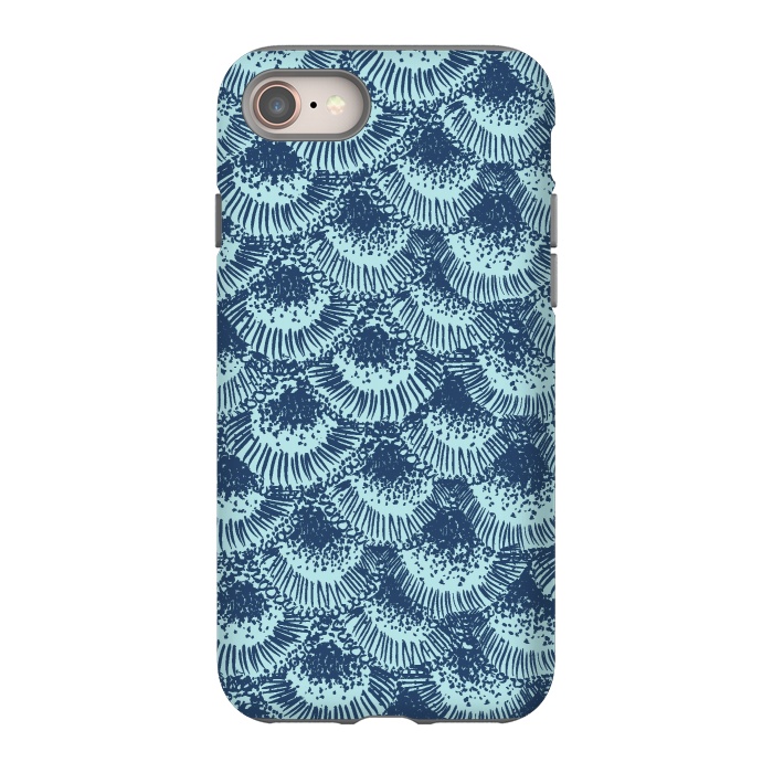 iPhone SE StrongFit Organic Burst Seafoam by Caitlin Workman