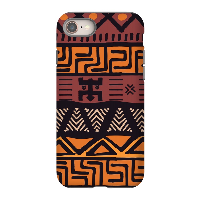 iPhone SE StrongFit Tribal ethnic geometric pattern 021 by Jelena Obradovic