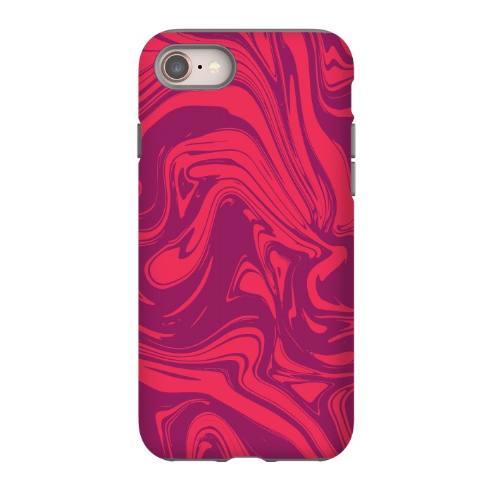 iPhone SE StrongFit Liquid marble texture design 032 by Jelena Obradovic