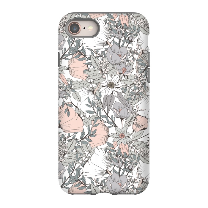 iPhone SE StrongFit Botanical Pattern 016 by Jelena Obradovic