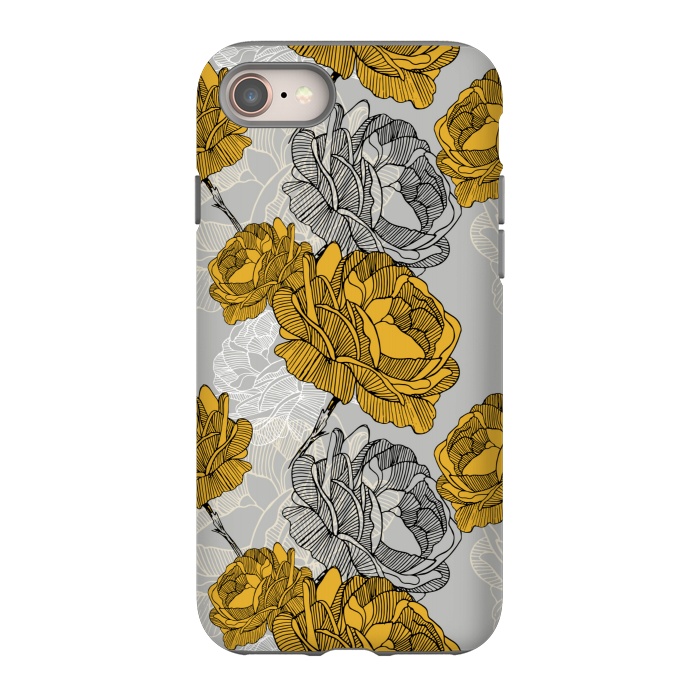 iPhone SE StrongFit Linear flower of roses by Mmartabc