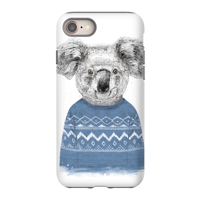 iPhone SE StrongFit Winter koala by Balazs Solti