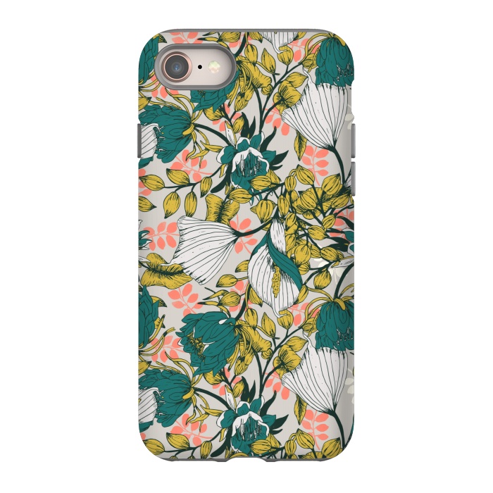 iPhone SE StrongFit Vintage garden bloom by Mmartabc