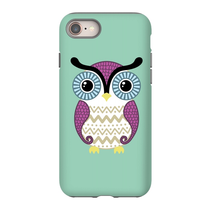 iPhone SE StrongFit Cute owl by Laura Nagel