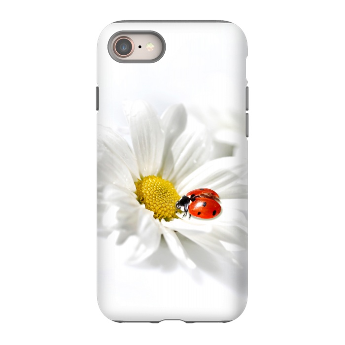 iPhone SE StrongFit Daisy flower & Ladybug by Bledi