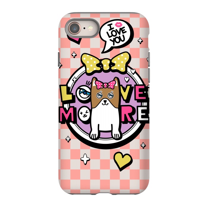 iPhone SE StrongFit CUTIE DOG by Michael Cheung