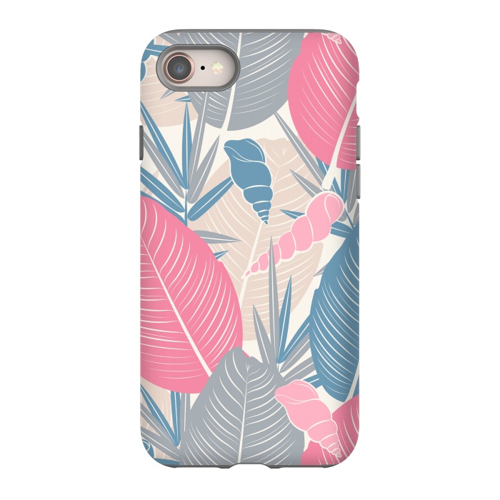 iPhone SE StrongFit Tropical Watercolor Flower Pattern XI by Bledi