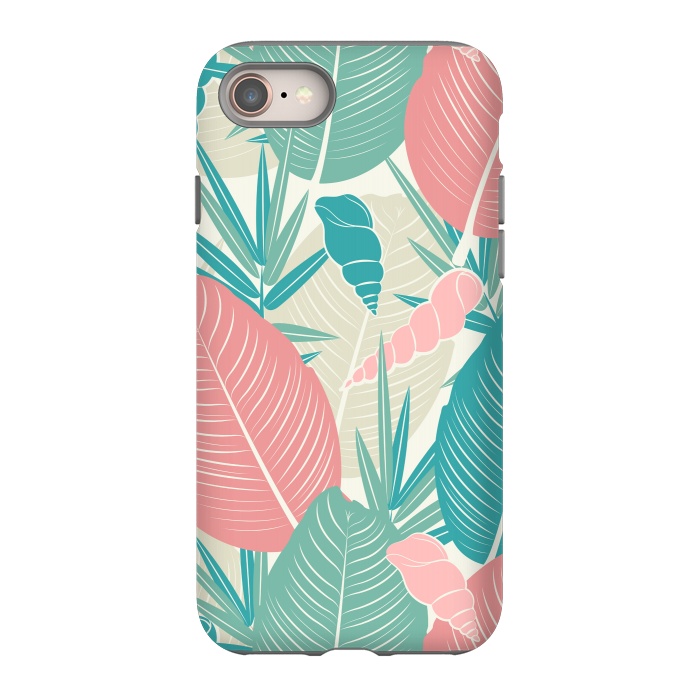 iPhone SE StrongFit Tropical Watercolor Flower Pattern XII by Bledi