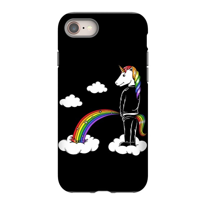 iPhone SE StrongFit Unicorn Rainbow by Coffee Man