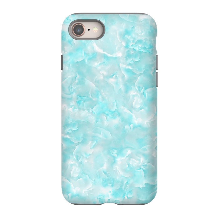 iPhone SE StrongFit Aqua White Mother of pearl by  Utart