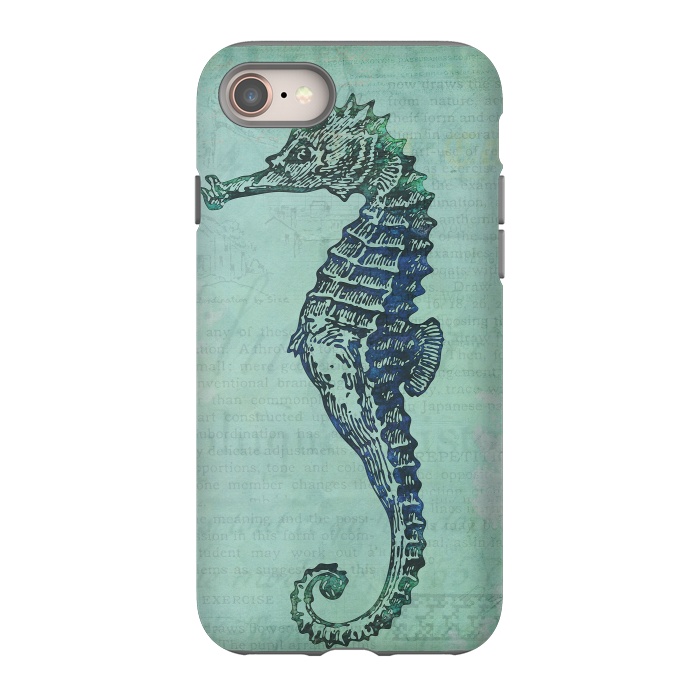 iPhone SE StrongFit Vintage Seahorse 2 by Andrea Haase