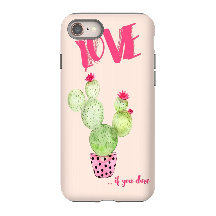 iPhone SE StrongFit Love if you dare- Cactus by  Utart