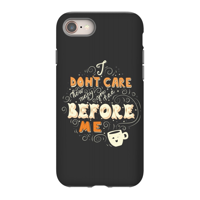 iPhone SE StrongFit Coffee typography funny design by Jelena Obradovic