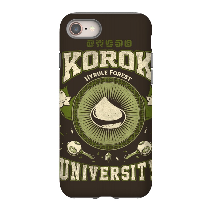 iPhone SE StrongFit Korok University by Ilustrata