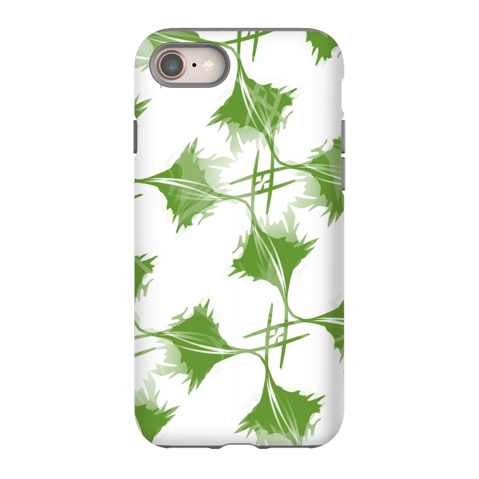 iPhone SE StrongFit Green Leaves by Creativeaxle